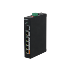 DAHUA PFS3106-4ET-60 4 PORT 4XFE-2XFE YÖNETİLEMEZ 60W POE SWİTCH