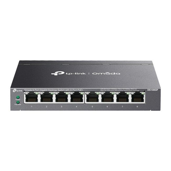 Tp-Link Omada DS108GP 8 Port Gigabit Switch