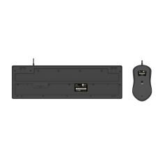 LENOVO LECOO CM101 SİYAH KABLOLU KLAVYE  MOUSE SET