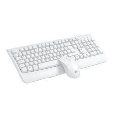 LENOVO LECOO CM105 BEYAZ KABLOLU MOUSE  KLAVYE SET