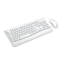 LENOVO LECOO CM105 BEYAZ KABLOLU MOUSE  KLAVYE SET