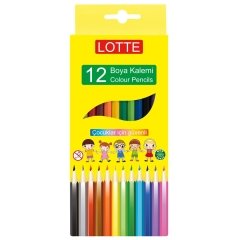 Lotte Kuru Boya Kalemi 12 Renk 12'li Kutu
