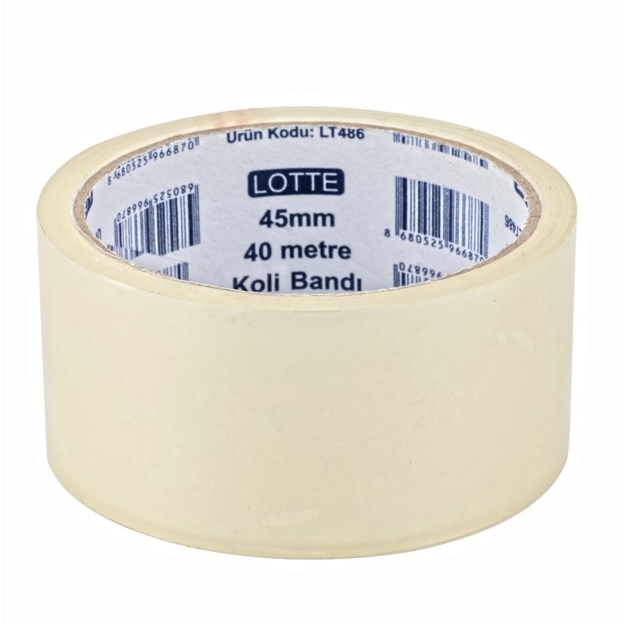 Lotte Koli Bandı 45 mm x 40 m Şeffaf 72'li Koli