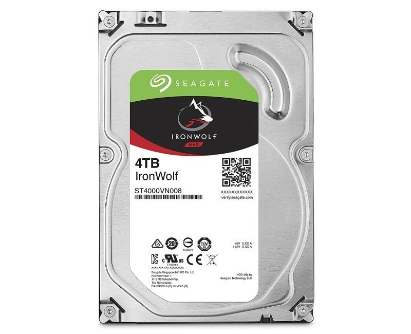 Seagate 4TB Ironwolf 3.5'' 5900 64MB ST4000VN008