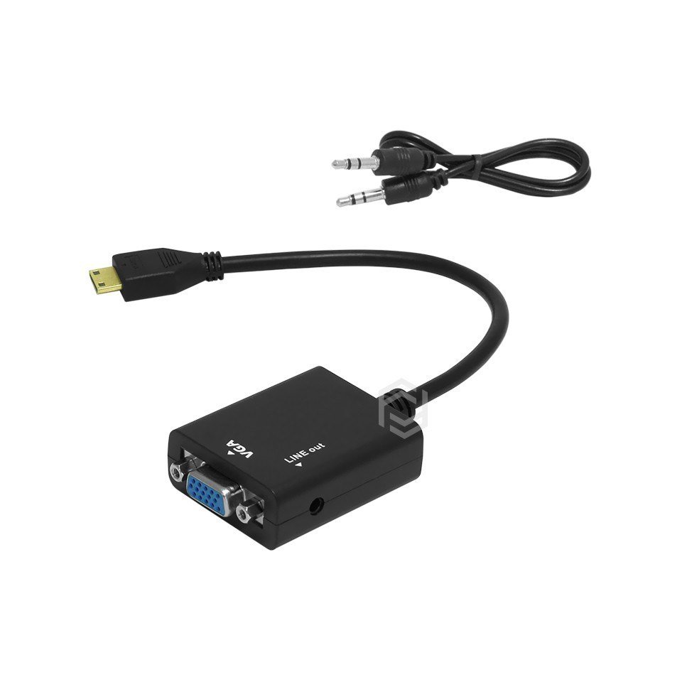 Frisby FA-6672C Mini HDMI - VGA ve Ses Dönüştürücü