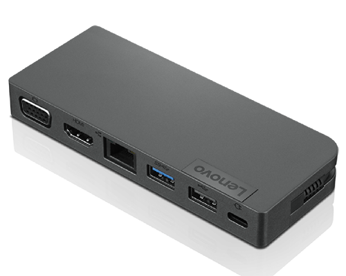 Lenovo 4X90S92381 Powered Usb-C Travel Hub Laptop Docking Station