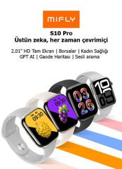 MIFLY S10 PRO SIYAH AKILLI SAAT