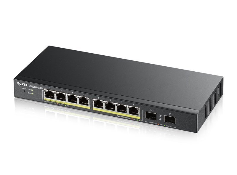 Zyxel GS1900-10HP POE+ Web Yönetilebilir Switch