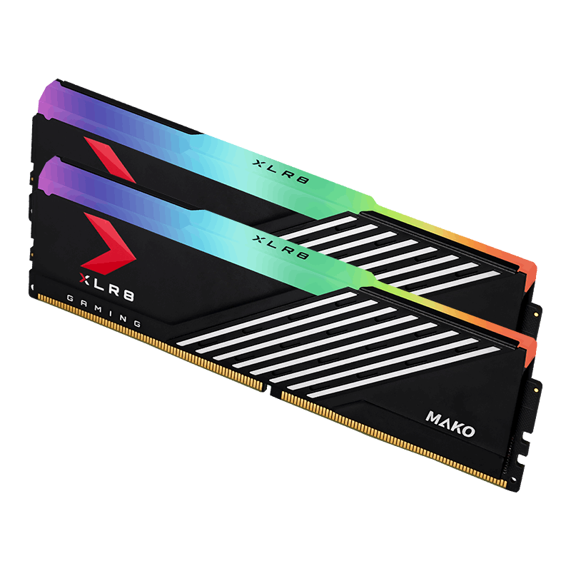 PNY XLR8 Gaming MAKO EPIC-X RGB 32GB (2x16GB) 6000MHz CL40 DDR5 Gaming Ram (MD32GK2D5600040MXRGB)
