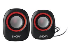 SNOPY SN-120 2.0 SİYAH/KIRMIZI USB SPEAKER