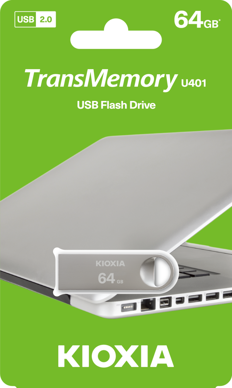 64GB USB2.0 KIOXIA METAL USB BELLEK LU401S064GG4