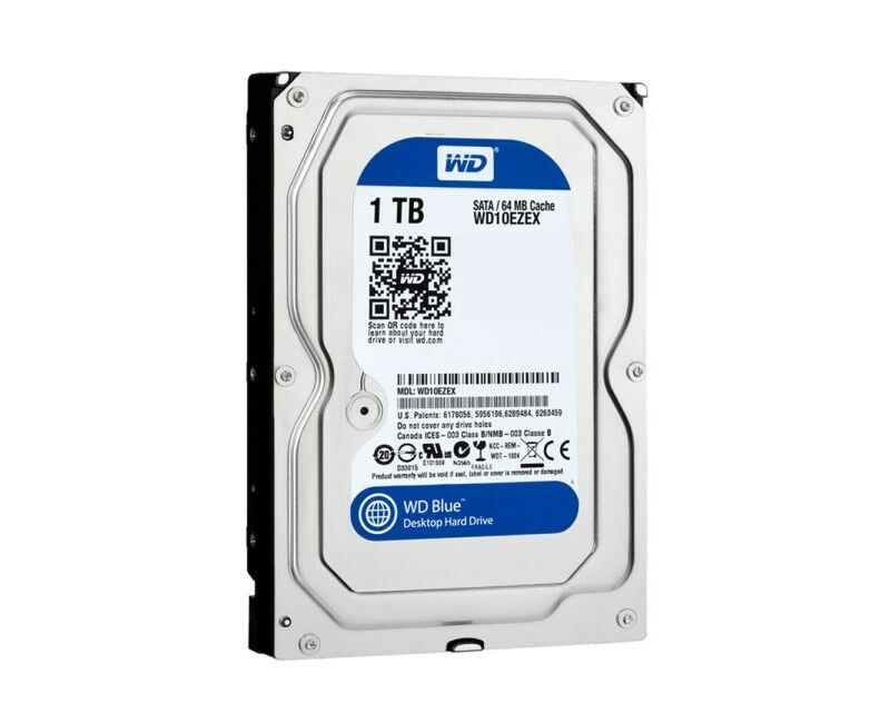 WD 1TB Blue 3.5'' 7200Rpm 64MB WD10EZEX