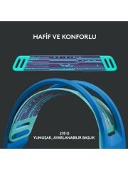 Logitech G733 Lightspeed Mavi RGB 7.1 Kablosuz Kulak Üstü Oyuncu Kulaklığı 981-000943