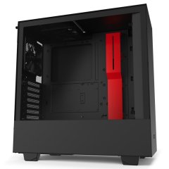 NZXT H510 CA-H510B-BR SIYAH/KIRMIZI KASA