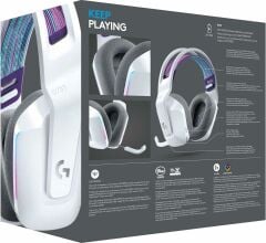 Logitech G733 Lightspeed Beyaz RGB 7.1 Kablosuz Kulak Üstü Oyuncu Kulaklığı 981-000883