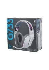 Logitech G733 Lightspeed Beyaz RGB 7.1 Kablosuz Kulak Üstü Oyuncu Kulaklığı 981-000883