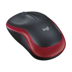 Logitech M185 Optik Kablosuz Mouse Siyah-Kırmızı 910-002237