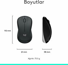 Logitech MK540 Kablosuz Klavye Mouse Seti Siyah 920-008687