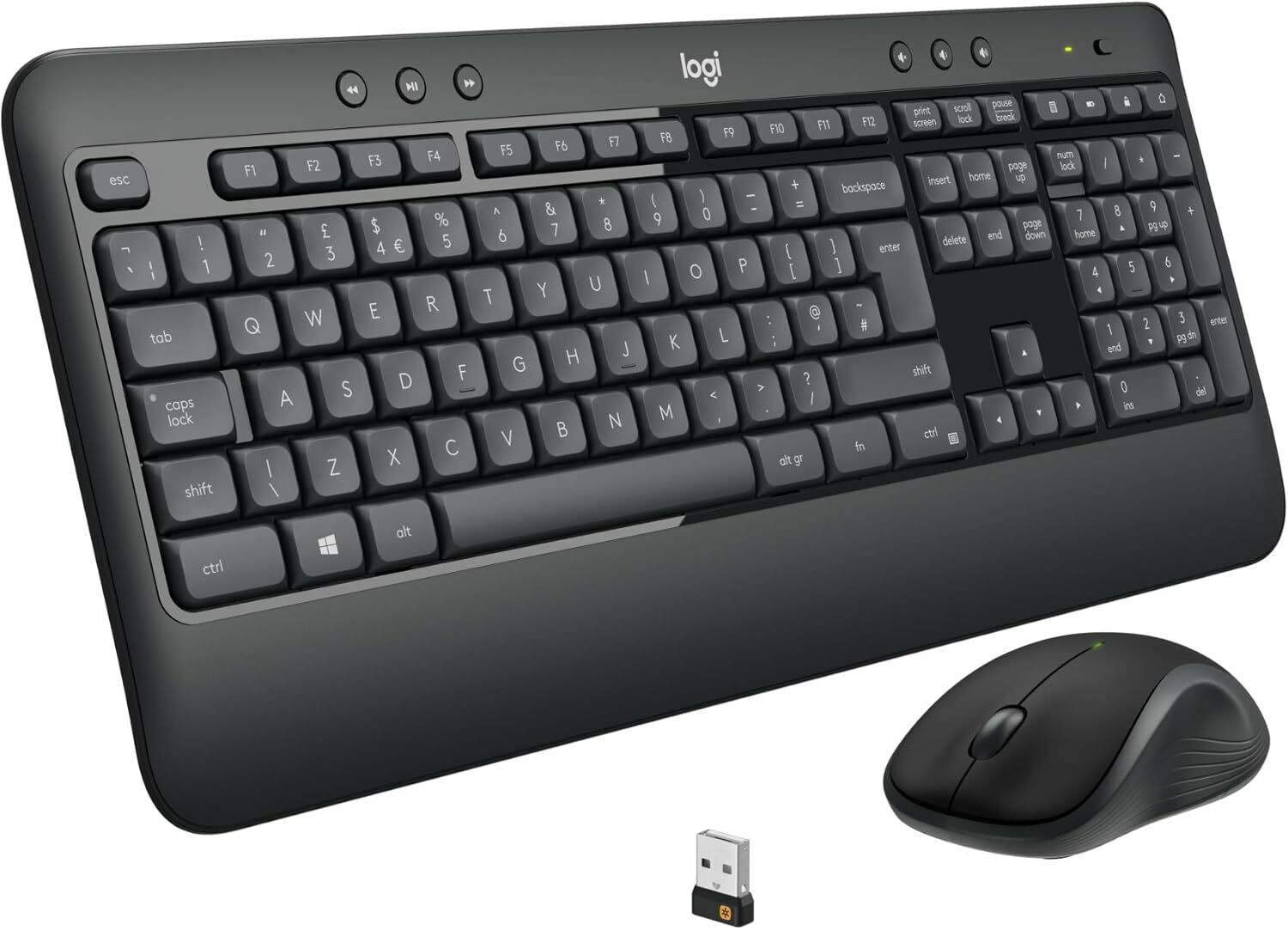 Logitech MK540 Kablosuz Klavye Mouse Seti Siyah 920-008687
