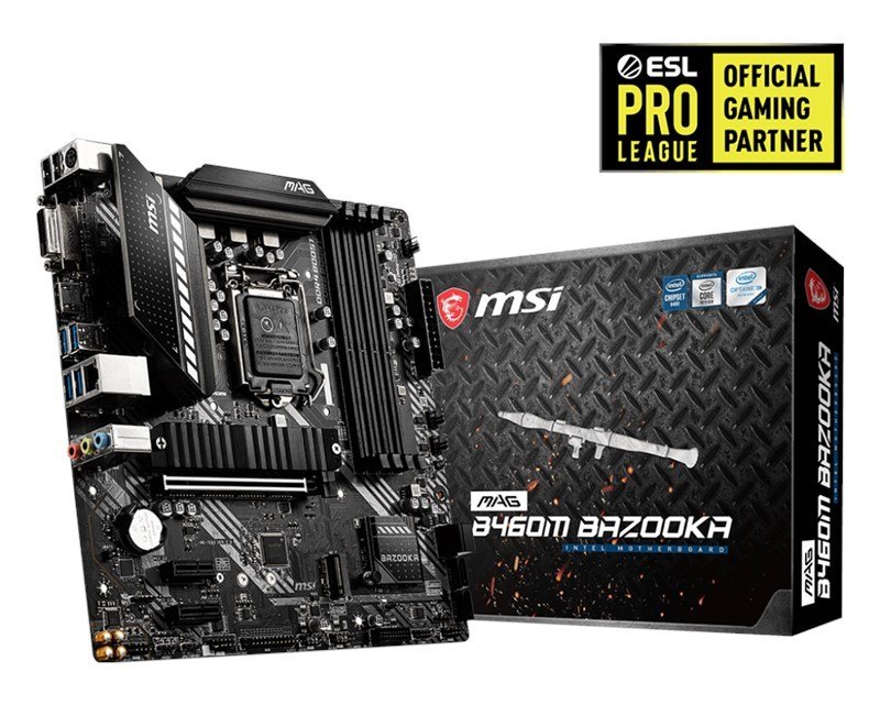 MSI Mag B460M Bazooka 1200P ( 10.Nesil cpu )
