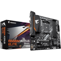 GIGABYTE B550M-AORUS-ELITE DDR4 4733(OC) HDMI AM4