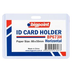 Bigpoint Kart Kabı Yatay Şeffaf 88x55mm 100'lü Poşet