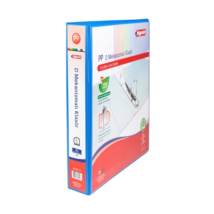 Bigpoint 4D Mekanizmalı Klasör 5 cm Mavi