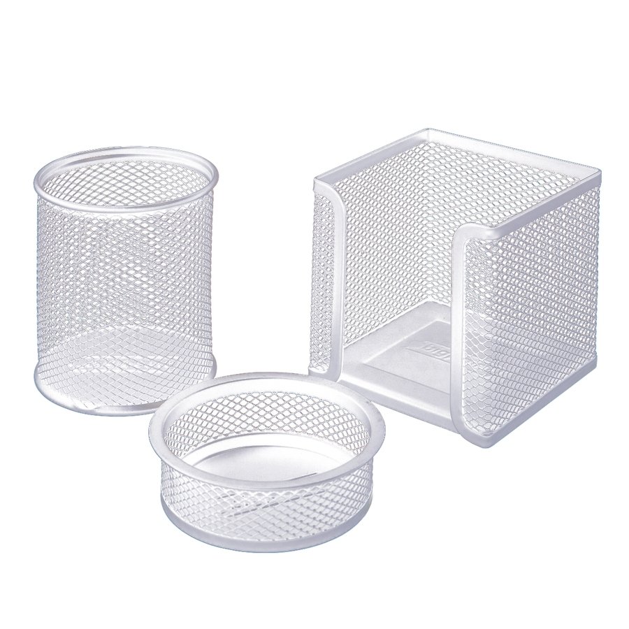 Bigpoint Metal Perfore 3'lü Set Beyaz