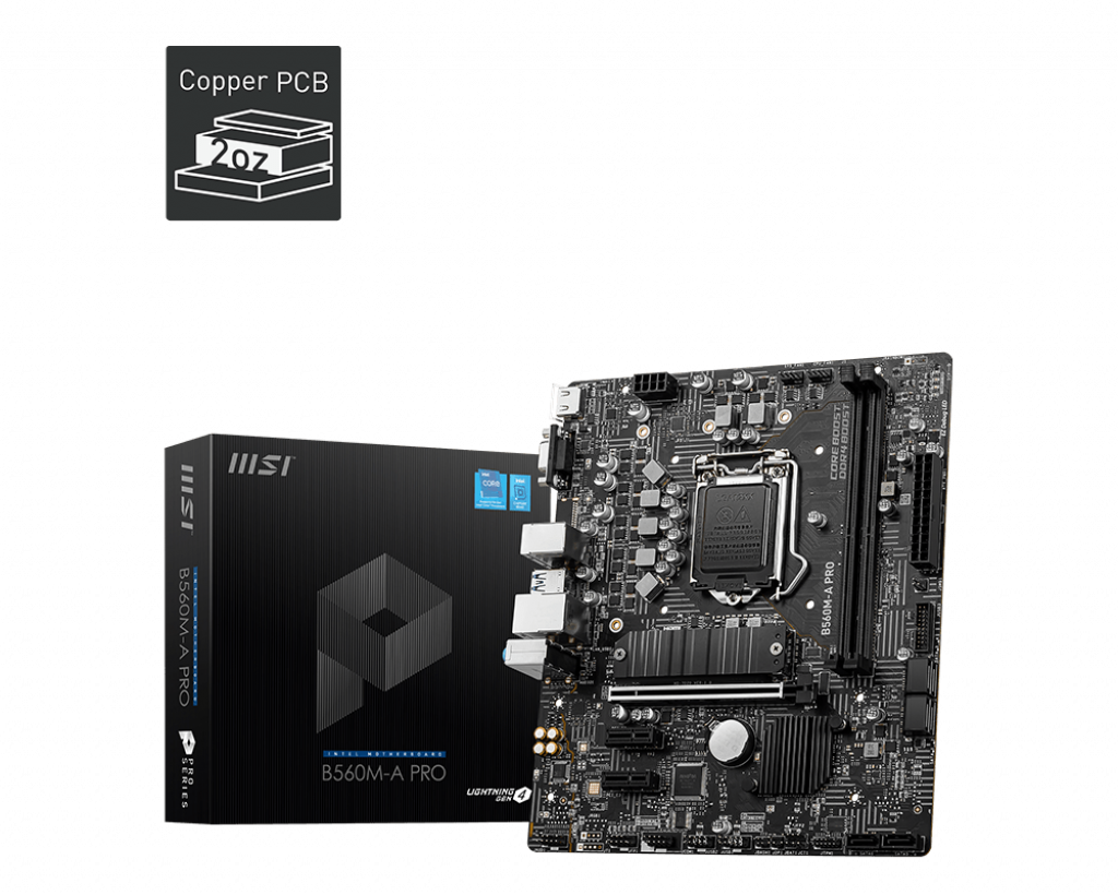 MSI B560M-A Pro 1200P D4 Vga Hdmi Usb3.2