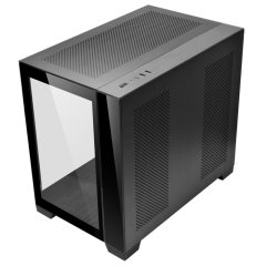 LIAN LI 011 DYNAMIC MINI BLACK MIDI ATX KASA