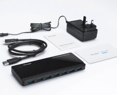 TP-Link UH720 2xŞarj Portlu 7xUSB-Portlu