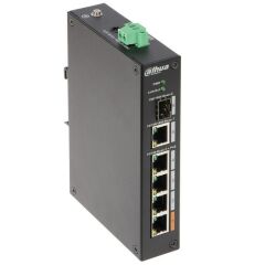 Dahua PFS3106-4ET-60 4 Port PoE Yönetilemez Metal
