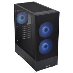 Lian Li Lancool 205 Mesh Black 2x140mm ARGB Fan/1x120mm ARGB Fan Temperli Cam USB 3.0 Mesh Siyah ATX Mid-Tower Gaming Kasa