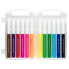 Bigpoint Jumbo Keçeli Kalem 12'li Set (Plastik Kutulu)