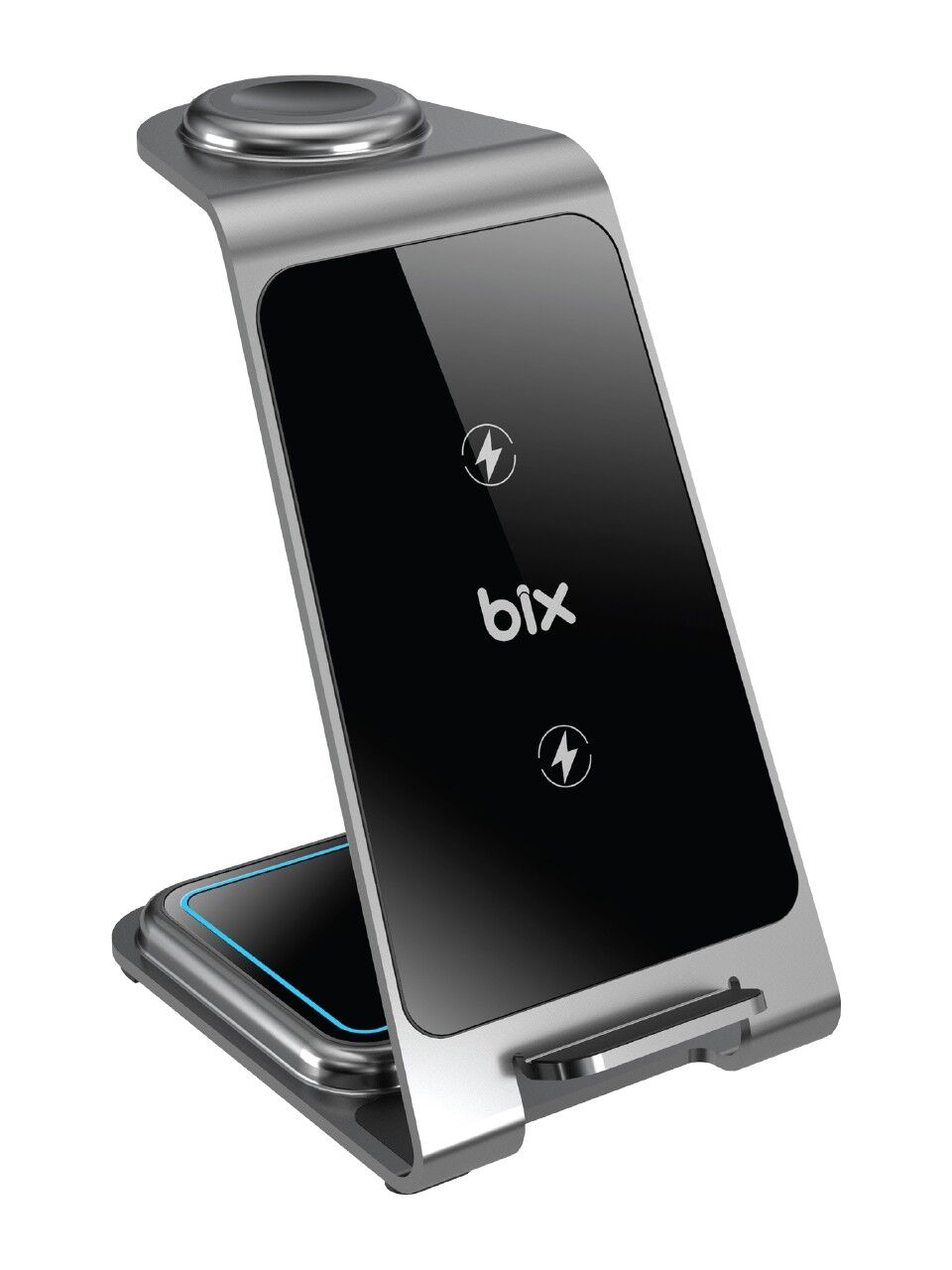 Bix BXMW3 15W 3in1 Ultra İnce Manyetik Kablosuz Şarj Aleti - 3 ü 1 Arada iPhone Apple Watch AirPods Uyumlu