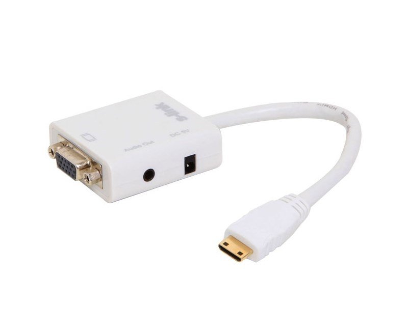 S-Link SL-MHVS15 Mini HDMI to VGA+Audio Çevirici