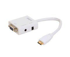 S-Link SL-MHVS15 Mini HDMI to VGA+Audio Çevirici