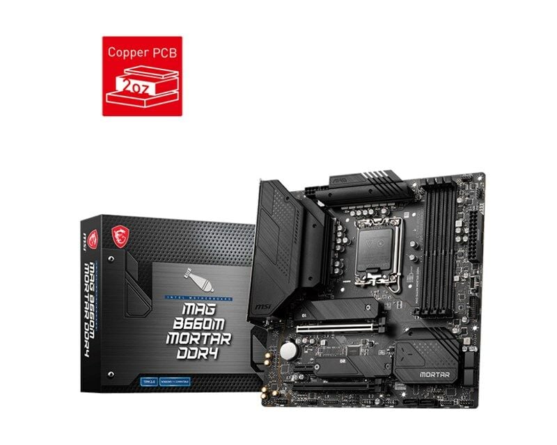 MSI Mag B660M Mortar D4 1700P Hdmi Dp