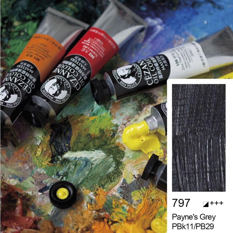 Bigpoint Cezanne Extra Fine Yağlı Boya 45 ml Payne's Grey 797 6'lı Kutu