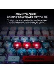 Gamepower Sense RGB TKL Red Switch Kablolu/Kablosuz Mekanik Oyuncu Klavyesi