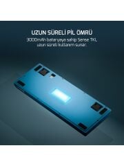 Gamepower Sense RGB TKL Red Switch Kablolu/Kablosuz Mekanik Oyuncu Klavyesi