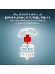 Gamepower Sense RGB TKL Red Switch Kablolu/Kablosuz Mekanik Oyuncu Klavyesi