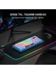 Gamepower Sense RGB TKL Red Switch Kablolu/Kablosuz Mekanik Oyuncu Klavyesi