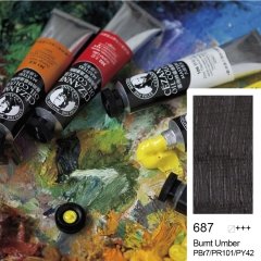 Bigpoint Cezanne Extra Fine Yağlı Boya 45 ml Burnt Umber 687 6'lı Kutu