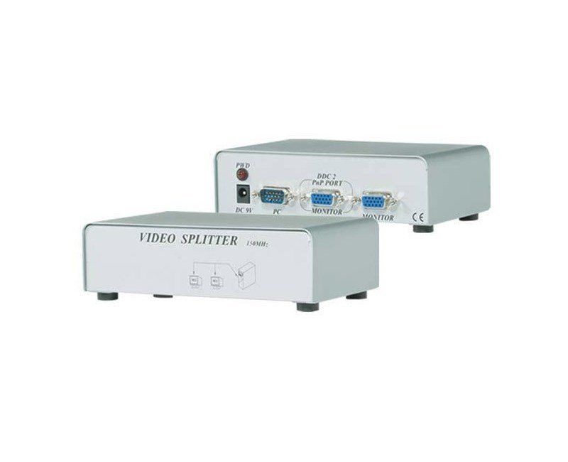 S-Link MSV-1215 2 VGA 150Mhz Monitör Çoklayıcı