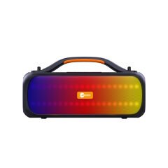 Lenovo Lecoo DS155 Boombox RGB Bluetooth 5.0 RGB Aydınlatmalı IPX5 Suya Dayanıklı TWS Stereo Taşınabilir Hoparlör Siyah
