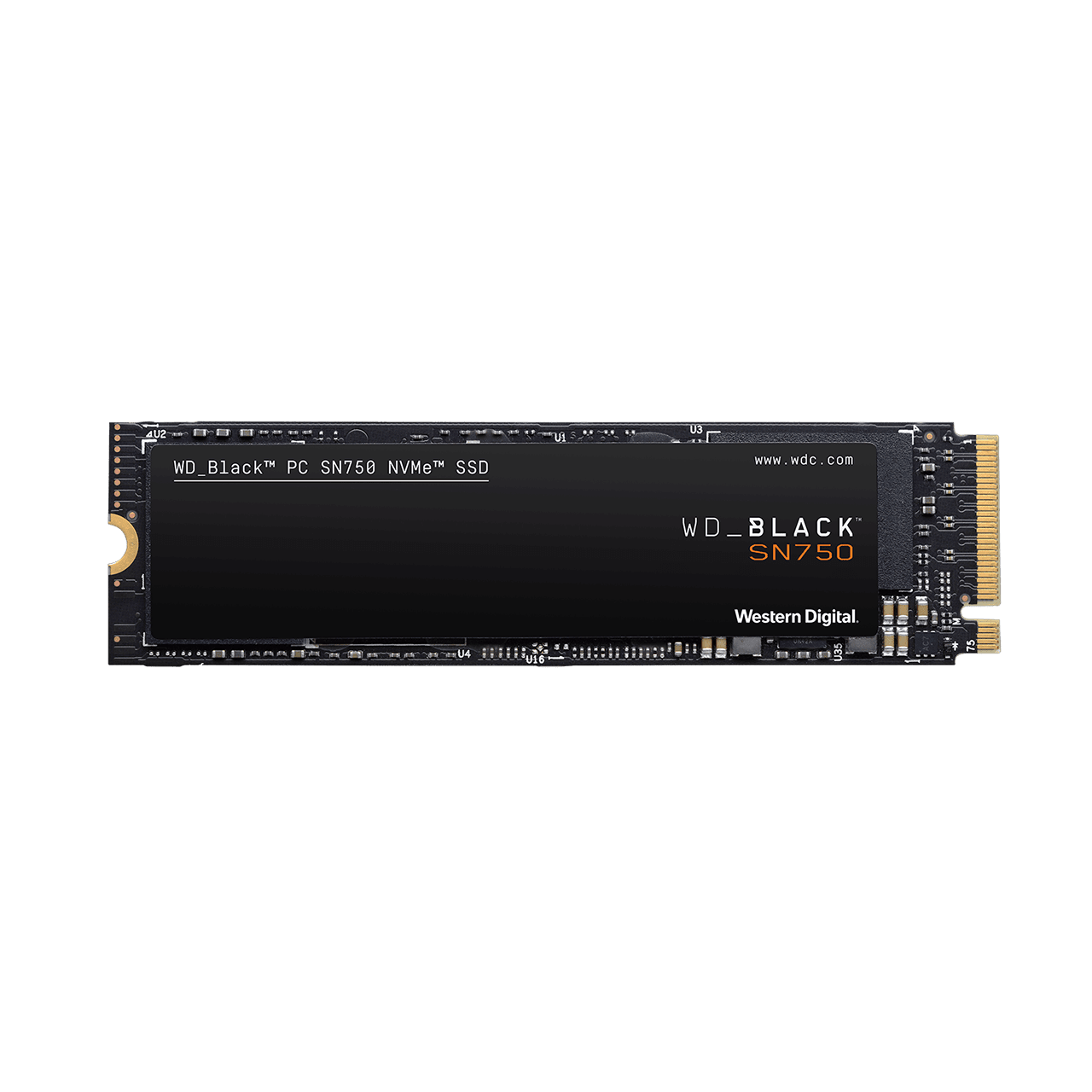 500GB WD BLACK SN750 M.2 NVMe 3430/2600MB/s WDS500G3X0C SSD