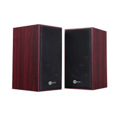 Lenovo Lecoo DS105 1+1 Kablolu USB + 3.5mm Jack Girişli 6W Stereo Masaüstü Ahşap Hoparlör