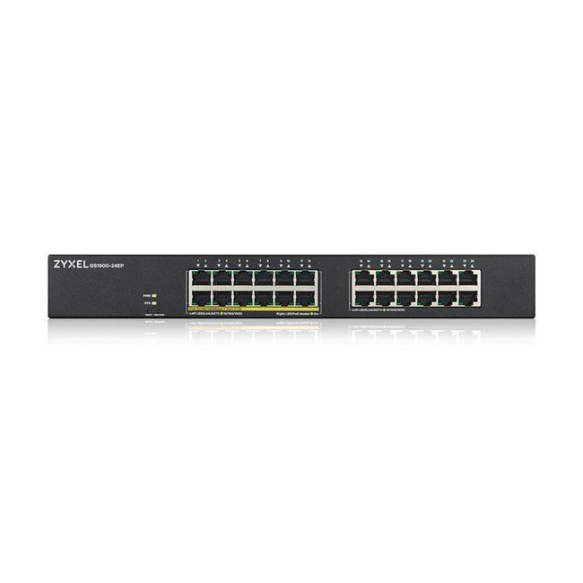 Zyxel GS1900-24EP 24 Port Gigabit 12 Port Poe 130W