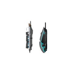 Lenovo Lecoo CM107 Kablolu Oyuncu Klavye Mouse Seti - Rainbow Aydınlatmalı - Siyah